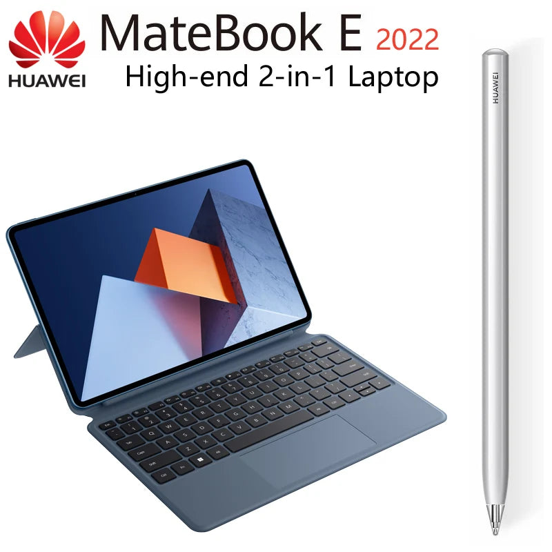 2022 HUAWEI MateBook E 2-in-1 Notebook Laptop PC with 12.6 Inch Fullview OLED Screen 11th Gen Core Processor Four Speakers