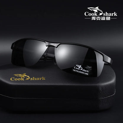 Cook Shark Sunglasses Men's Special Glasses for Driving Day and Night Color Change Sunglasses Polarized Driver's Driving Mirror