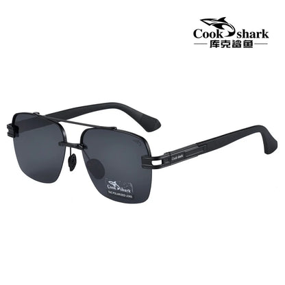 Cook Shark's new men's sunglasses polarized driving driver's glasses UV sunglasses men's trend