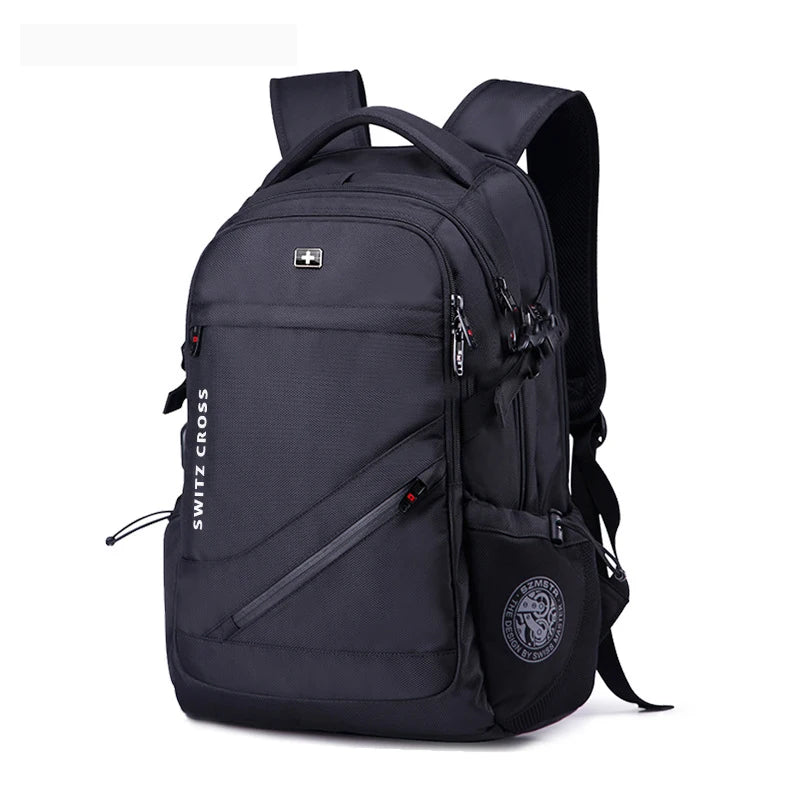 mochila Swiss Men's anti theft Backpack USB Notebook School Travel Bags waterproof Business 15.6 17 inch laptop backpack women