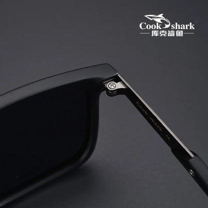 Cook Shark Men's Polarized Sunglasses Driving Special Color Change Day and Night Drivers Driving Sunglasses Men's Tide