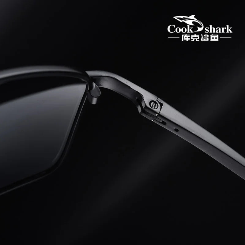 Cook Shark Polarized Sunglasses Men's Drivers Driving Glasses Trend Sunglasses Men's UV Protection Men's Glasses