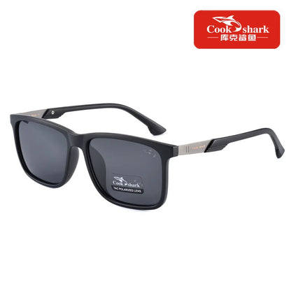 Cook Shark Men's Polarized Sunglasses Driving Special Color Change Day and Night Drivers Driving Sunglasses Men's Tide