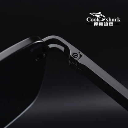 Cook Shark's new men's sunglasses polarized driving driver's glasses UV sunglasses men's trend