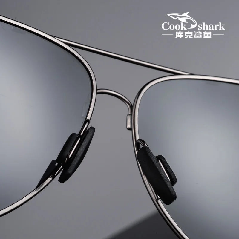 Cook Shark 2020 new sunglasses men's sunglasses color polarized driving driver toad glasses tide