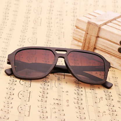 Retro Men polarized sunglasses Pilot Style Women Sun glasses High Quality Factory Handmade Natural Wood Glasses Gafas de sol