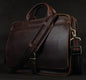 Luxury Genuine Leather Men Briefcase Business Bag Leather portfolio Laptop Bag Shoulder Messenger Bag male Document Office bag