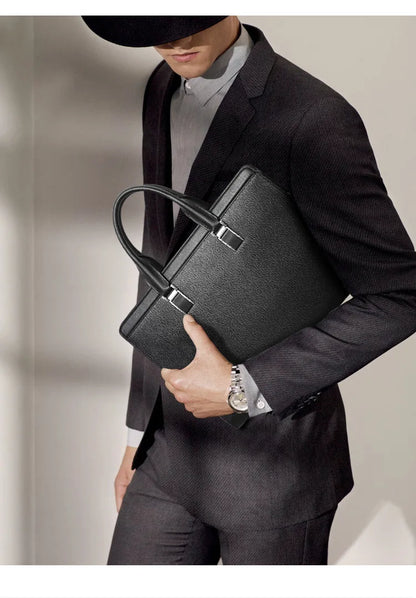 New Designer Men Briefcase Leather Men Bags Business Men Messenger Bags Luxury Brand Male Briefcases