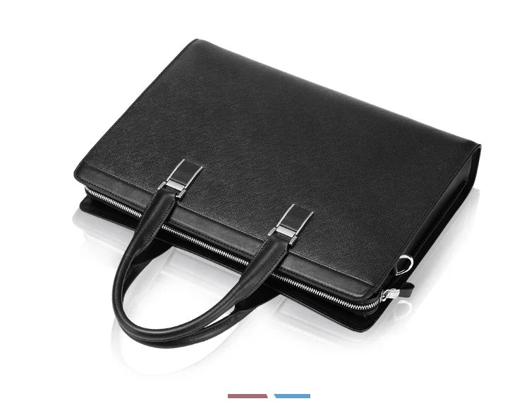 New Designer Men Briefcase Leather Men Bags Business Men Messenger Bags Luxury Brand Male Briefcases