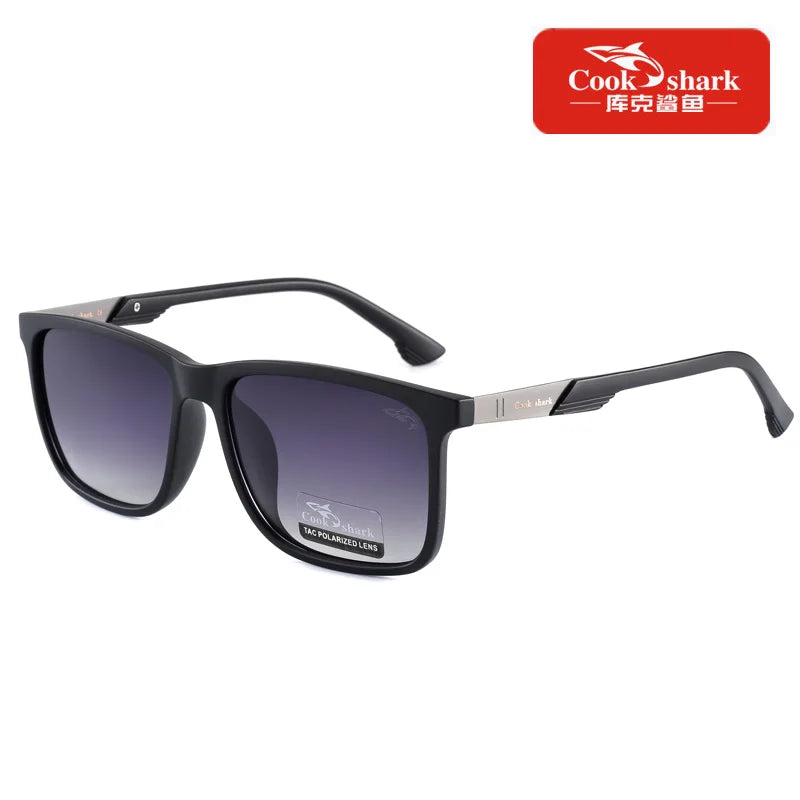 Cook Shark Men's Polarized Sunglasses Driving Special Color Change Day and Night Drivers Driving Sunglasses Men's Tide