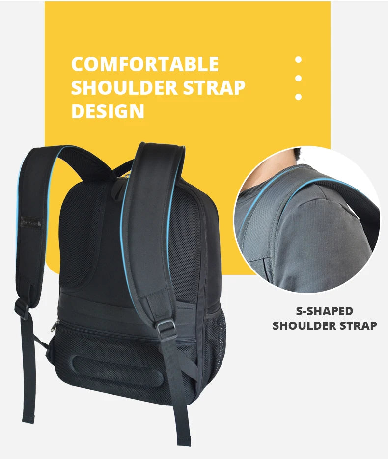 New Men's Backpack Large Capacity Business Travel Bag 15.6-inch Laptop Bag Waterproof Student Backpack Women's Stitch Backpack