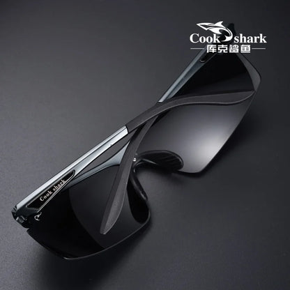 Cook shark 2021 new polarizing sunglasses men's driving glasses special trend color changing Sunglasses men's fishing glasses