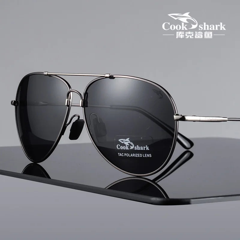 Cook Shark 2020 new sunglasses men's sunglasses color polarized driving driver toad glasses tide