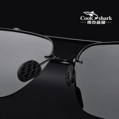 Cook Shark's new men's sunglasses polarized driving driver's glasses UV sunglasses men's trend