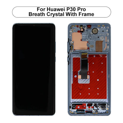 AMOLED Display For Huawei P30 Pro LCD Display Touch Screen Digitizer For Huawei VOG-L29 VOG-L09 VOG-L04 LCD Replacement Parts