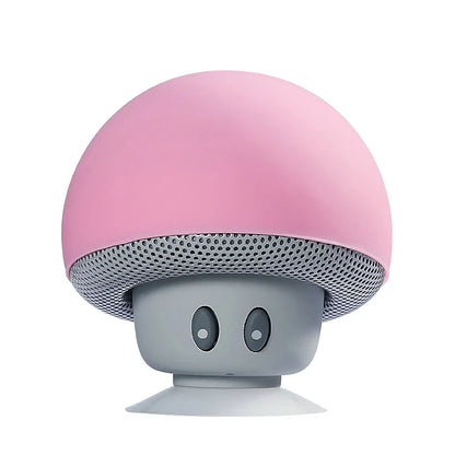 Mini Portable Bluetooth Speaker Cartoon Cute Mushroom Wireless Music Player Suitable for Mobile Phone Computer Subwoofer