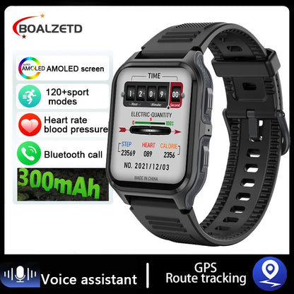 2024 Outdoor Military sports Smart Watch Men 1.83"Bluetooth Call Smartwatch  IP68Waterproof Fitness Watch For Xiaomi Android IOS