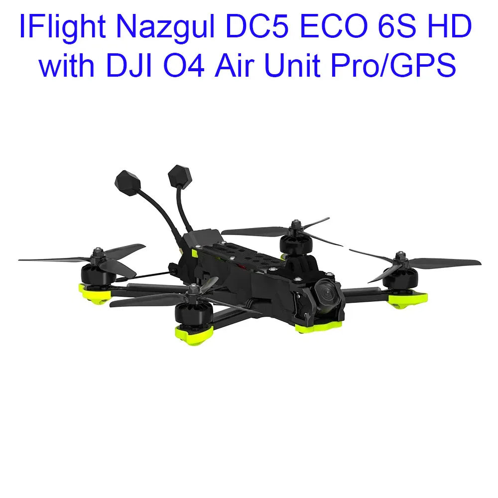 IFlight Nazgul DC5 ECO O4 6S HD Freestyle Quad (DC) - ATF435 55A XING-E Pro 2207 1800KV O4 Air Unit Pro