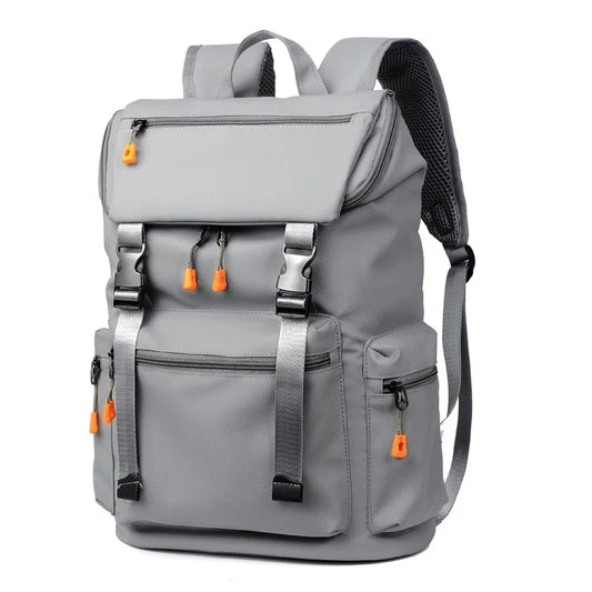 Men's 17.3"Large Capacity Oxford High-quality Fashion Business Laptop Backpack Waterproof Wear-resistant Leisure Travel Backpack