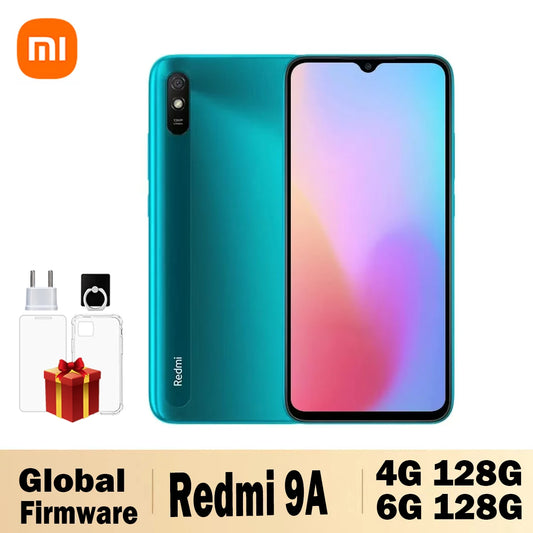 Xiaomi Redmi 9A Smartphone 4GB 128GB Global Rom Cellphone 5000mAh 6.53 inch MTK Helio G25 Octa Core 13MP Smart phone CN Version