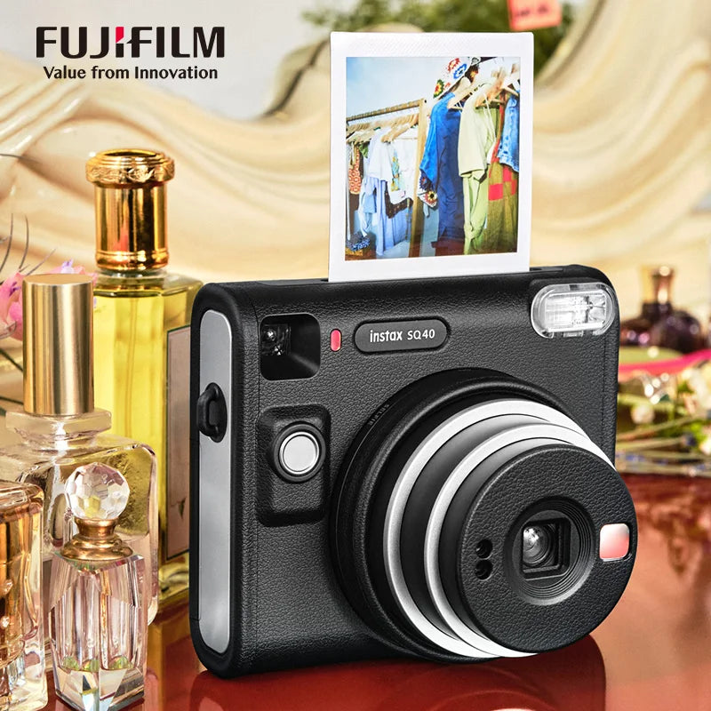 Original Fujifilm Instax SQUARE SQ40 Camera Selectable Instax Square White Edge Film 20/40 Sheets Instax Square Films Camera