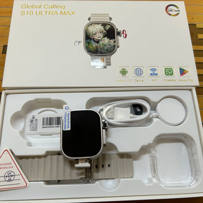 GoldenSpike S10 Ultra Max Smartwatch 5G Android Smart Watch With 2.26'' Amoled Screen 800W Rotary Camera Simcard Slot Video Call