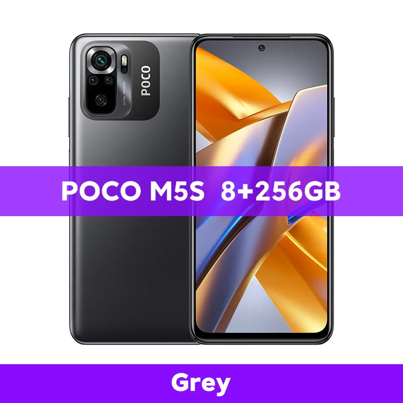 POCO M5s Global Version NFC MTK G95 64MP AI Quad Camera 6.43" AMOLED Dotdisplay 33W