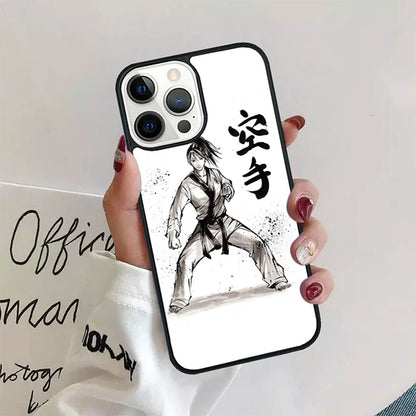 kung fu taekwondo karate on sunset Phone Case Cover For iPhone 16 15 14 13 12 Pro Max mini 11 Pro Max XS XR Plus