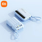 Xiaomi 100000mAh Large Capacity Power Bank Portable fast charging power bank with built-in 4 Cables Battery For IPhone Samsung