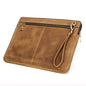 Crazy Horse Leather Sleeve Bag For Macbook Air 13 M3 M4 Case Pro 14 M1 M2 A2779 A2442 Pro 13 15.4 16 inch Chip Laptop Bag Cover