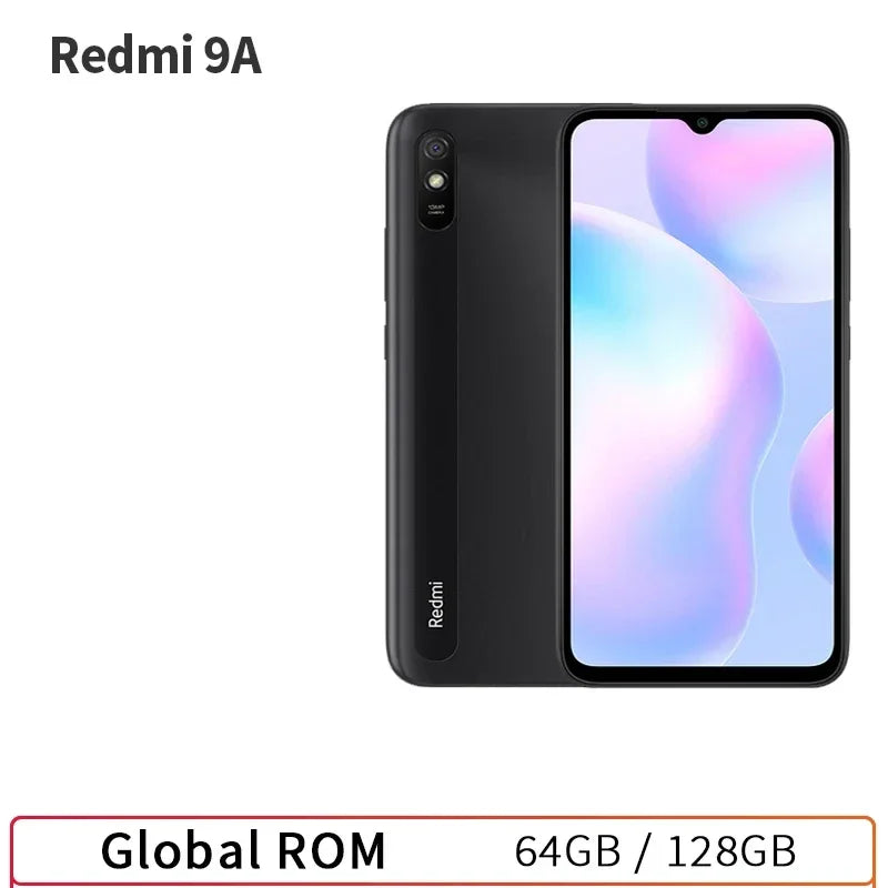 Xiaomi Redmi 9A Smartphone 64GB 128GB Global Rom Cellphone 5000mAh 6.53 inch MTK Helio G25 Octa Core 13MP Smart phone CN Version