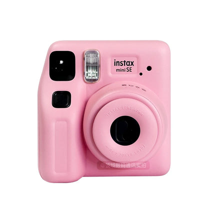 Fujifilm Instax Mini SE Instant Camera Film Cam Auto-focusing Wrist Strap Birthday Christmas for Girl New Year Festival Gift as