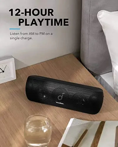 Soundcore Motion Plus Portable Speaker with Intense Bass IPX7 Waterproof 12H Playtime