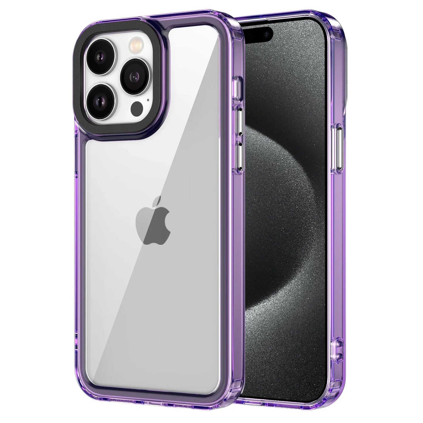 Acrylic Shockproof Clear Case For iPhone 15 16 Pro Max 14 Pro 13 12 11 Pro XS Max XR 8 7 Plus SE 2022 Back Transparent Cover