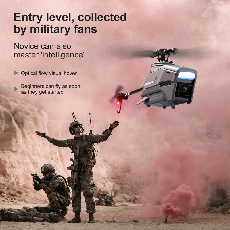 4D-L1 Spy Mini  Drone 8k Dual Camera Optical Flow Belt Obstacle Avoidance Four-Way Single Blade Aileron Photography Dron Toy