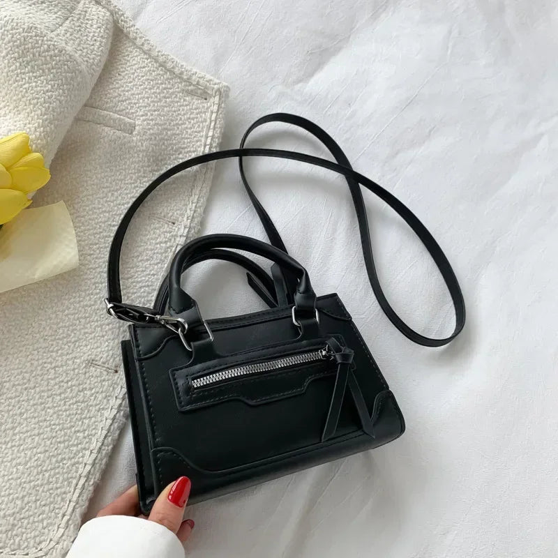 Crossbody Bag for Women New Fashion Casual Western Style Shoulder Handbag Simple Texture Messenger Small Square Bag