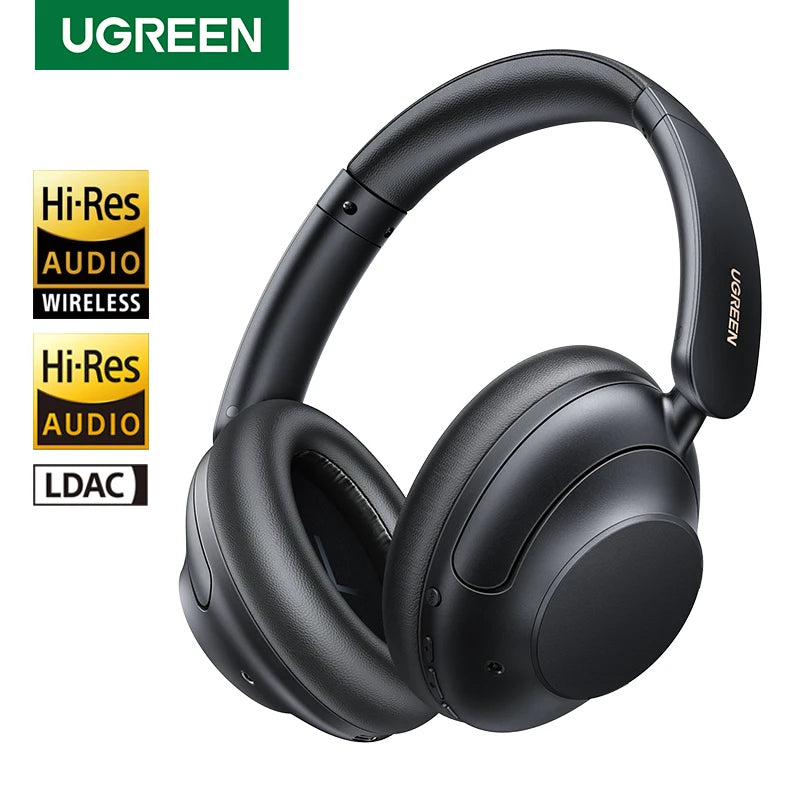 UGREEN HiTune Max5 Hybrid Active Noise Cancelling Headphones Hi-Res LDAC Sound Bluetooth Headphones Multipoint Connection