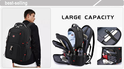 2024 Waterproof 17/20 Inch Laptop Backpack Men Airplane Travel Backpack Women Oxford Rucksack Male School Bag modern Mochila