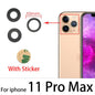 NEW Replacement Camera Glass Lens Back Rear Camera Glass Lens With Glue Sticker For IPhone 11 12 13 14 Pro Max mini 15 Plus