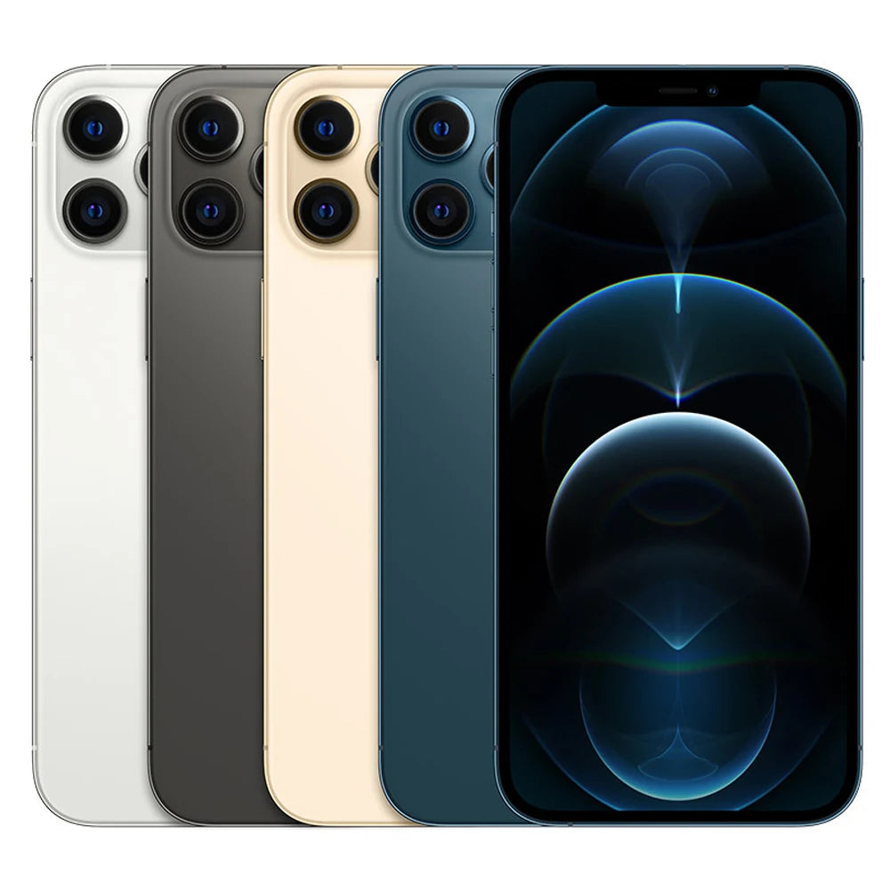 Original unlocked iPhone 12 Pro Max 6.7" 6G RAM 128GB/256GB/512GB ROM 5G Smartphone Face ID IOS A14 Bionic Chip