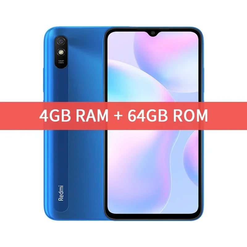 Xiaomi Redmi 9A Smartphone 64GB 128GB Global Rom Cellphone 5000mAh 6.53 inch MTK Helio G25 Octa Core 13MP Smart phone CN Version