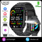 LIGE Men's Watch Outdoor Flashlight Military IP68 Waterproof Smart Watch Men Heart Rate Sport Fitness Watches BT Call Smartwatch