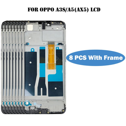 100% Tested Original 6.2" Display For OPPO A3s A5 AX5 LCD Touch Screen Assembly Replacement CPH1809 CPH1851 PBAM00 PBAT00 PBBM30