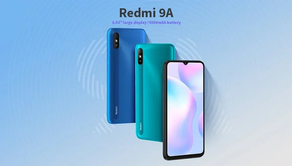 Xiaomi Redmi 9A Smartphone 4GB 128GB Global Rom Cellphone 5000mAh 6.53 inch MTK Helio G25 Octa Core 13MP Smart phone CN Version