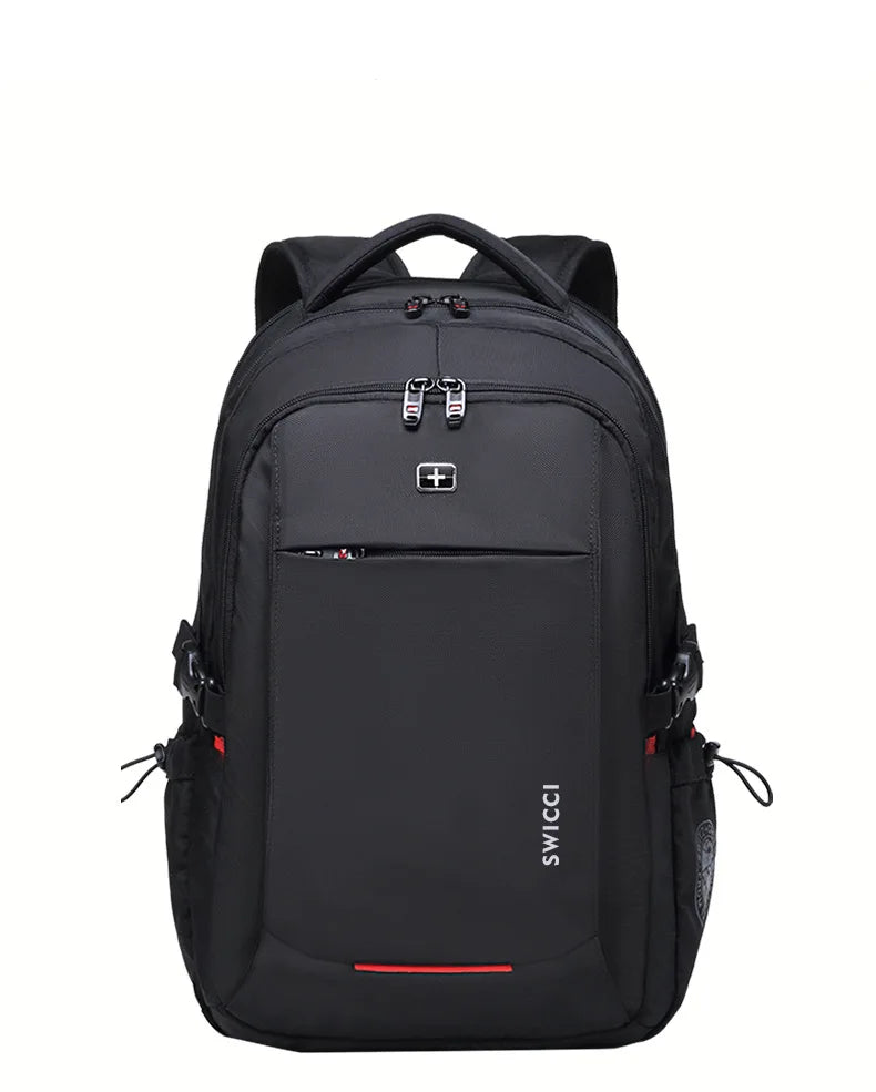 Travel 16 17.3 inch Laptop swiss Backpack USB Charging Anti-Theft Business Luggage Daypack for Men Women College School Bag