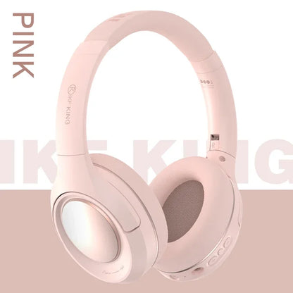 iKF King Active Noise Cancelling Wireless Headphones Bluetooth earphones Gaming headsets HiFi with Microphone 80 Hours Play Time