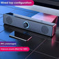 PC Soundbar Wired and Wireless Bluetooth Speaker USB Powered Soundbar for TV Pc Laptop Gaming Home Theater Surround Audio System