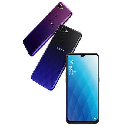 OPPO F9 Smartphone Global firmware 6.3-inch 4GB 128GB Eight core CPU MediaTek Helio P60 version Android 8.1 used phone