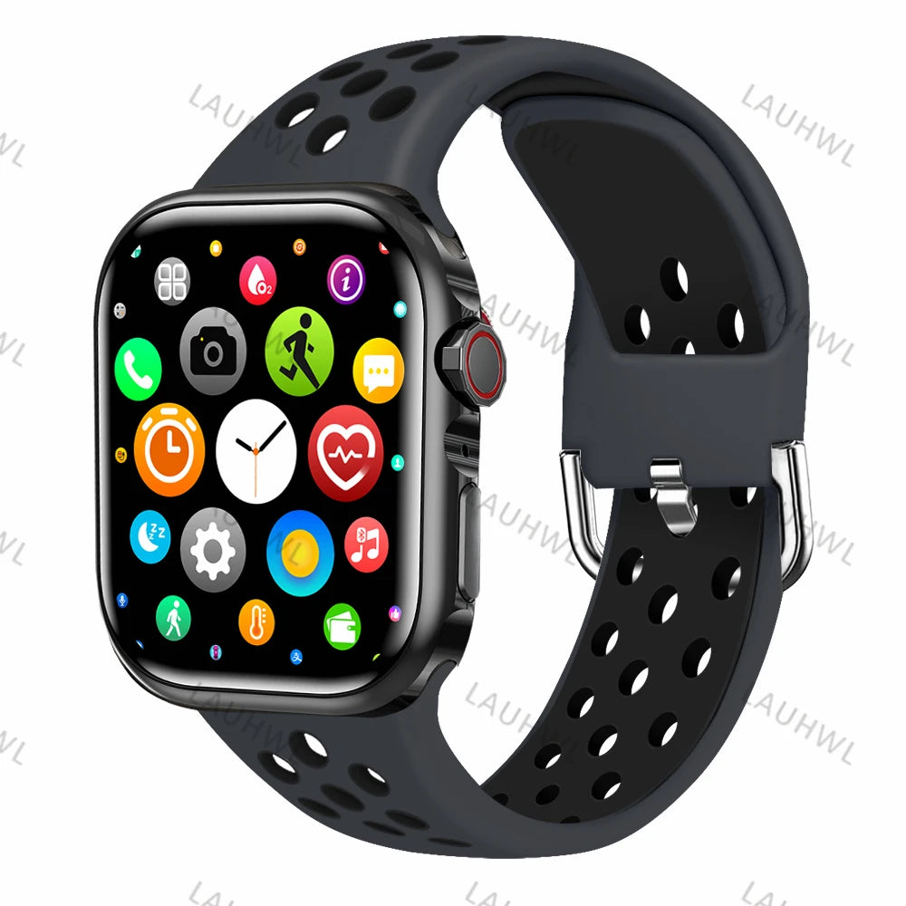 Smart Watch Series 9 Men HD screen Calendar Bluetooth Call NFC Smartwatch Blood Pressure Heart Rate Fitness Women Sport Watch