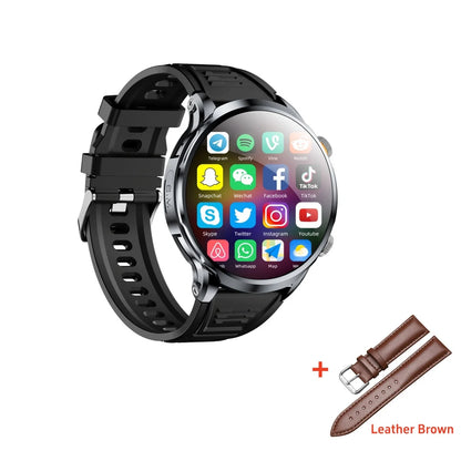 H18 Smart Watch With 1.95 inch IPS 1100mah Battery 128GB ROM 500W Camera GPS WIFI Heart Rate APP Download Smartwatch Android 9.0